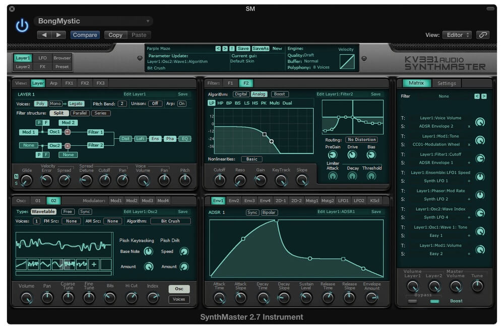 kv331 SynthMaster One (Win) Crack 2.9.9 Free Download